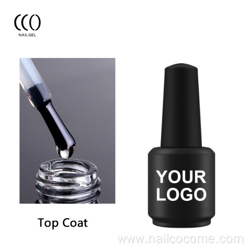 CCO Factory Wholesale Uv Led Soak Off Gel Polish Nail Uv Polish Gel Top Coat